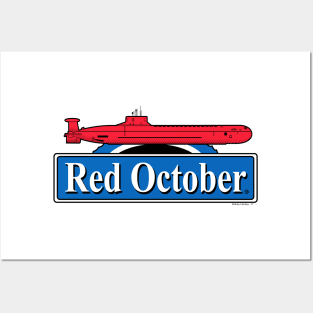 Red October Posters and Art